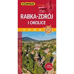 Rabka-Zdrój i okolice. Mapa...