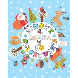 Zimowe zadania do kolorowania