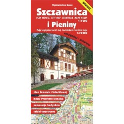 Szczawnica i Pieniny. Mapa...