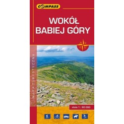 Wokół Babiej Góry. Mapa...