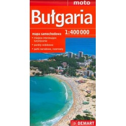 Bułgaria. Mapa samochodowa...