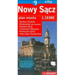 Nowy Sącz plan miasta w...