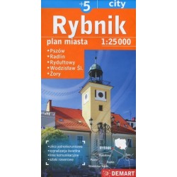Rybnik +5. Plan miasta...