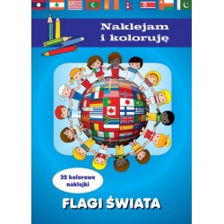 Flagi świata. Naklejam i...