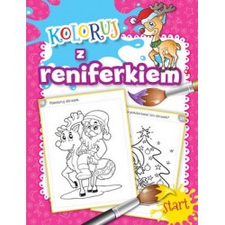 Koloruj z reniferkiem