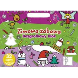 Zimowa zabawa. Bazgrołkowy...