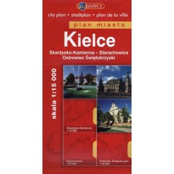 Kielce. Plan miasta w skali...