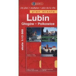 Lubin. Plan miasta w skali...