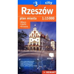 Rzeszów +3. Plan miasta w...