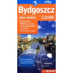 Bydgoszcz +5. Plan miasta w...