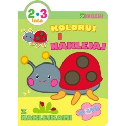 Koloruj i naklejaj. Na łące...