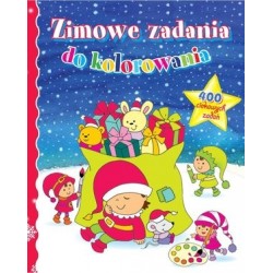 Zimowe zadania do kolorowania
