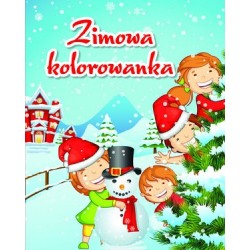 Zimowa kolorowanka