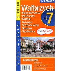 Wałbrzych +7. Plan miasta w...