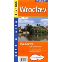 Wrocław. Plan miasta w...