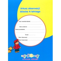 Arkusz obserwacji dziecka...