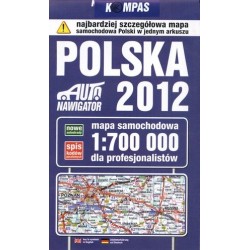 Polska 2012. Mapa...