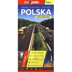 Polska. Foliowana mapa...