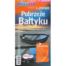 Pobrzeże Bałtyku. Mapa...