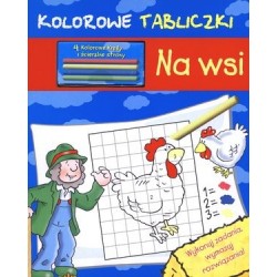 Na wsi. Kolorowe tabliczki