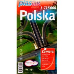 Polska. Mapa samochodowa...