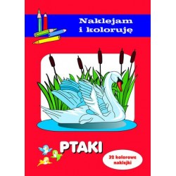 Ptaki. Naklejam i koloruję