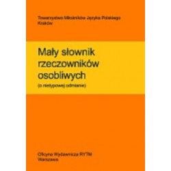 Mały słownik rzeczowników...