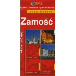 Zamość. Plan miasta w skali...