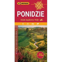 Ponidzie. Mapa turystyczna...