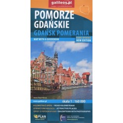 Pomorze gdańskie. Mapa z...