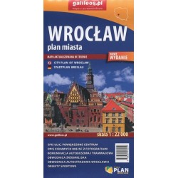 Wrocław. Plan miasta w...