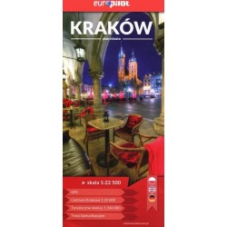 Kraków. Plan miasta w skali...