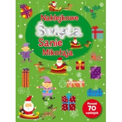 Naklejkowe Święta. Sanie...