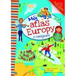 Mój atlas Europy z naklejkami