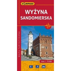 Wyżyna Sandomierska. Mapa...