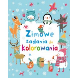 Zimowe zadania do kolorowania