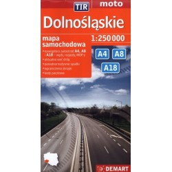 Dolnośląskie. Mapa...