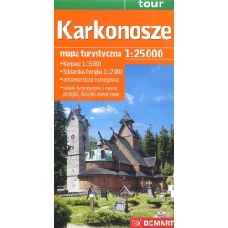 Karkonosze. Mapa...