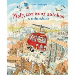 Mały, czerwony autobus w...