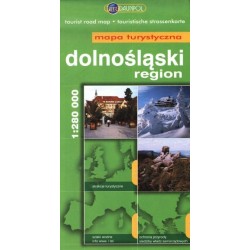 Dolnośląski region. Mapa...