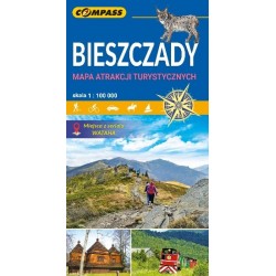 Bieszczady. Mapa atrakcji...