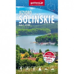 Jezioro Solińskie. Mapa...