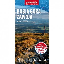 Babia Góra - Zawoja. Mapa...