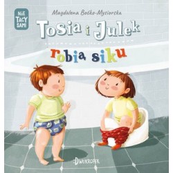 Tosia i Julek robią siku....