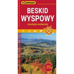 Beskid Wyspowy. Mapa...