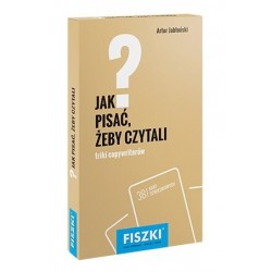 Fiszki Jak pisać, żeby...