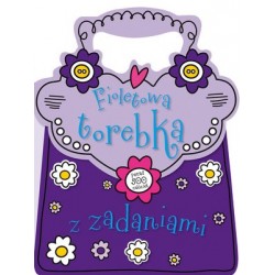Fioletowa torebka z zadaniami