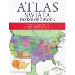 Atlas świata do kolorowania