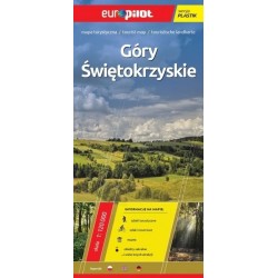 Góry Świętokrzyskie. Mapa...