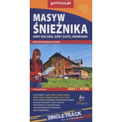 Masyw Śnieżnika. Mapa w...